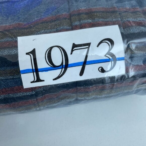 Bean Signature Mens Slim Fit Long Sleeve Shirt 100% Cotton Blue Size L 1973 - Picture 7 of 8